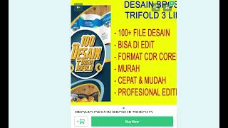 PROMO DESAIN BROSUR TRIFOLD 3 LIPAT KOLEKSI TEMPLATE DESIGN GRAFIS TRI FOLD USAHA PERCETAKAN