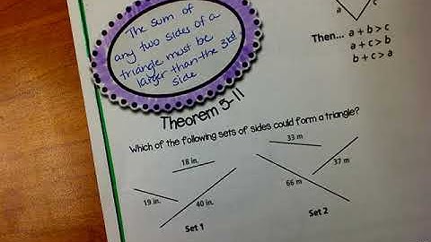 5 4 Inequalities in 1 Triangle