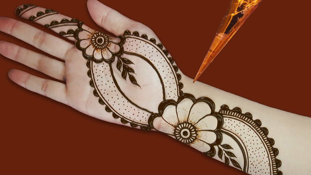 Mehndi designs Latest beautiful,stylish and easy for front hands ...