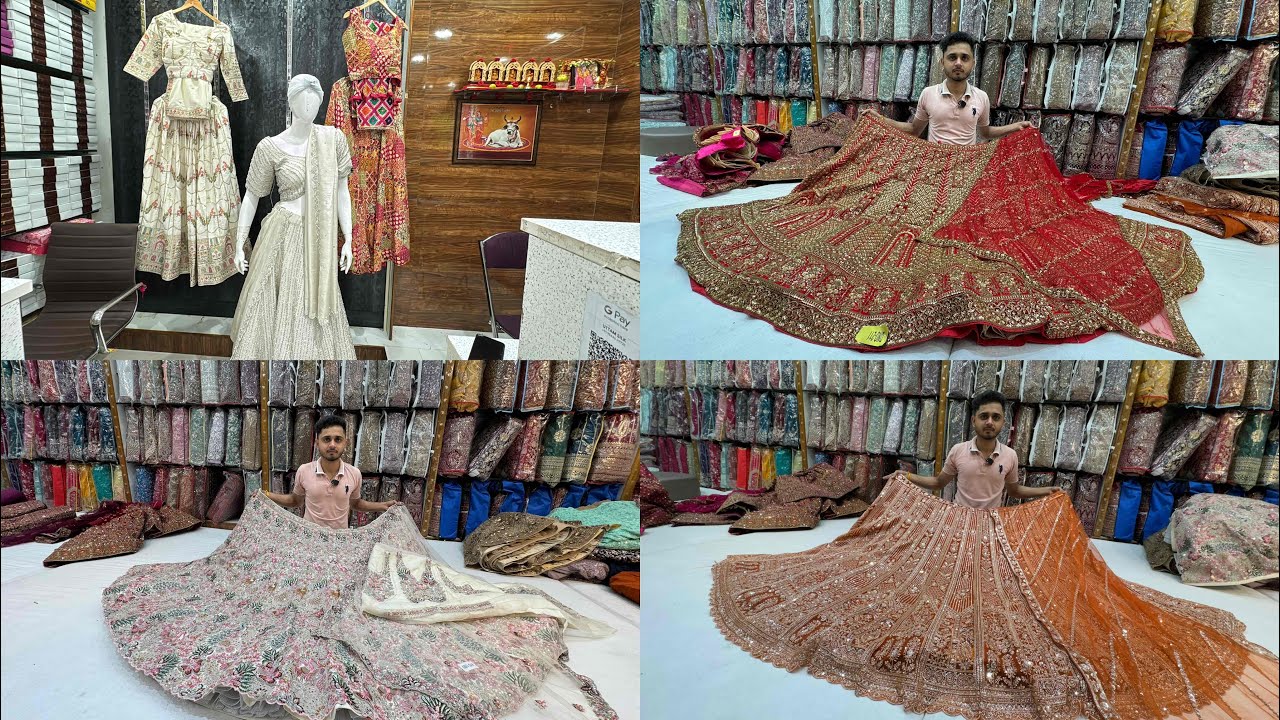 Lehenga in Chickpet Bangalore | Semi Stitched Lehengas & Bridal Lehengas | Singles Available