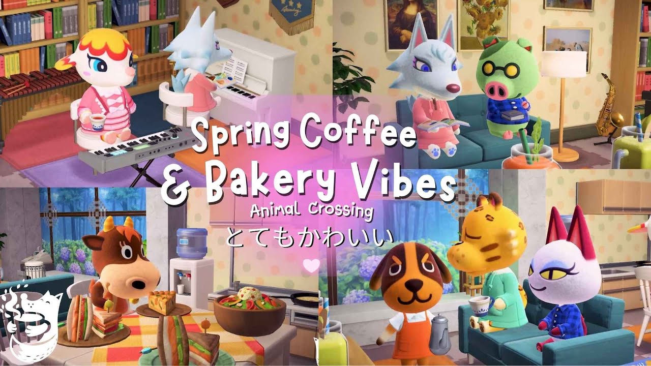 Spring Coffee & Bakery Vibes 🍰☕ Animal Crossing Juice Bar