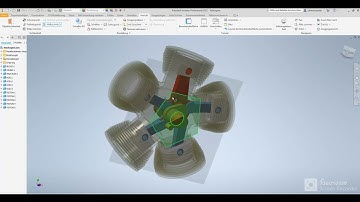 Radial Engine - 3D CAD Animation with Autodesk Inventor (Ing. Sahand Saadat-Krüger)