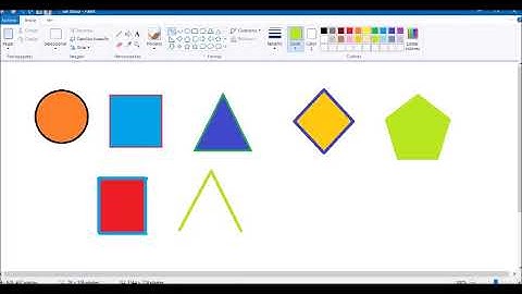 Figuras Geométricas en Paint