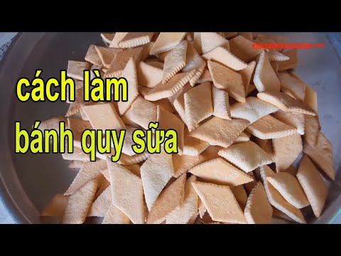 Video: Cách Làm Bánh Quy Sữa đông Cam