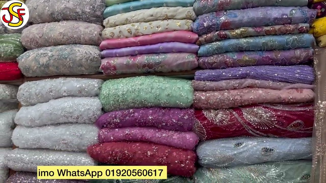 Cos mos Karchupi kaj Kora goj Kapor । নতুন গজ কাপড় । JS fabric 