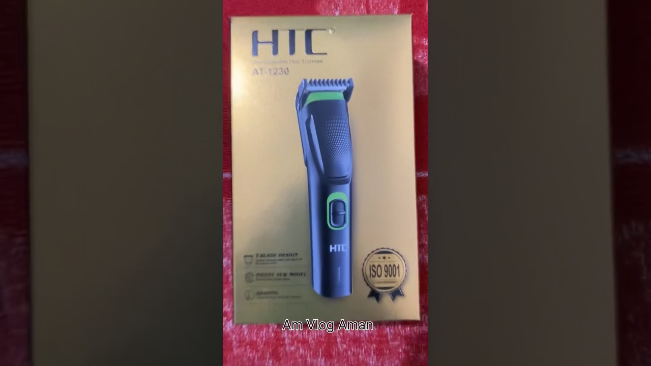 HTC AT-1230 trimmer review [Am vlog Aman 