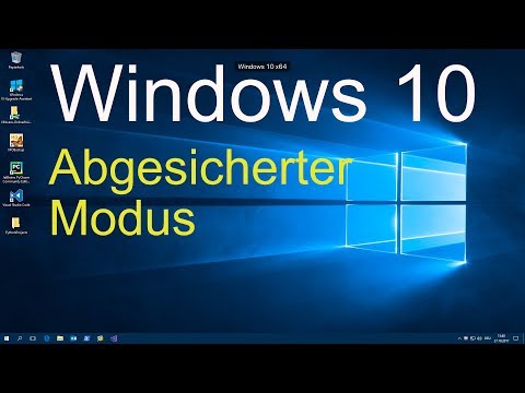 Windows 10 Abgesicherten Modus Starten Youtube