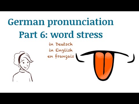 Learn German pronunciation: PART 6 where to stress words II - YouTube