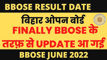 Big Update BBOSE june 2024 Result|bbose JUNE result Latest Update|Bihar open Board Result