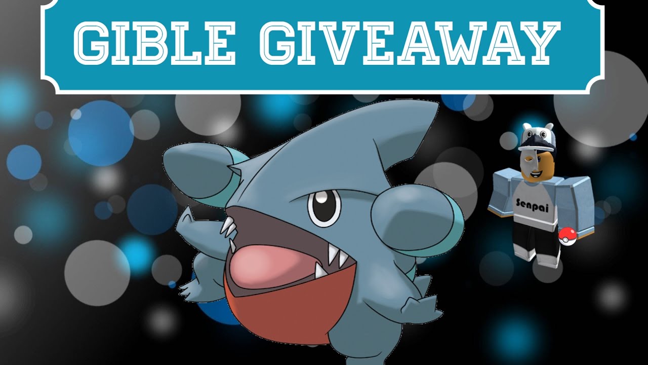 Pokemon Brick Bronze Gible Giveaway! YouTube