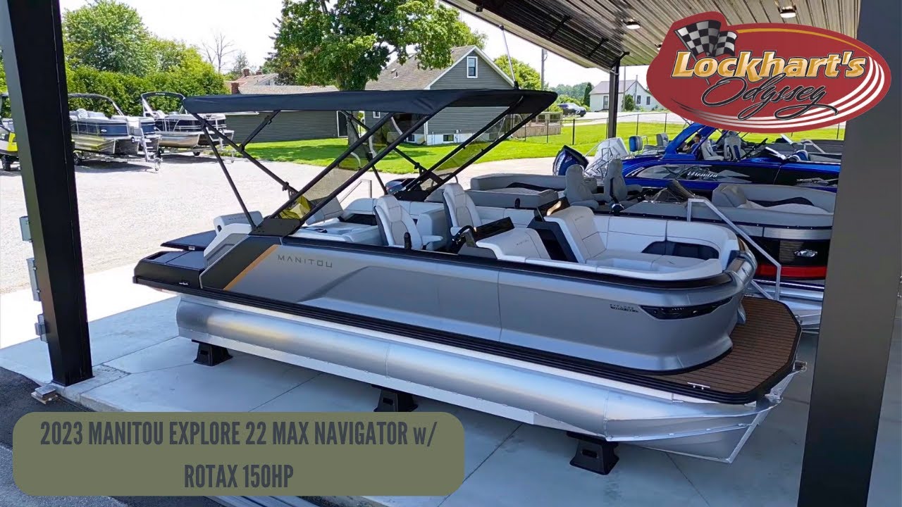 2023 MANITOU EXPLORE 22' NAVIGATOR MAX 150HP WALKTHROUGH