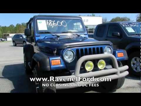 2003 Jeep Wrangler Review * TJ X 4X4 * For Sale @ Ravenel Ford * Charleston  - YouTube