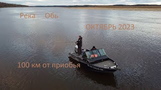 Река Обь Приобье  октябрь 2023 год!(первая серия)