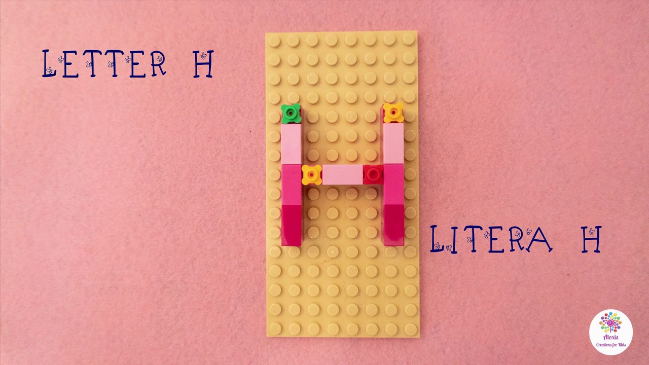 Make Letter H from Lego/Construieste Litera H din Lego YouTube