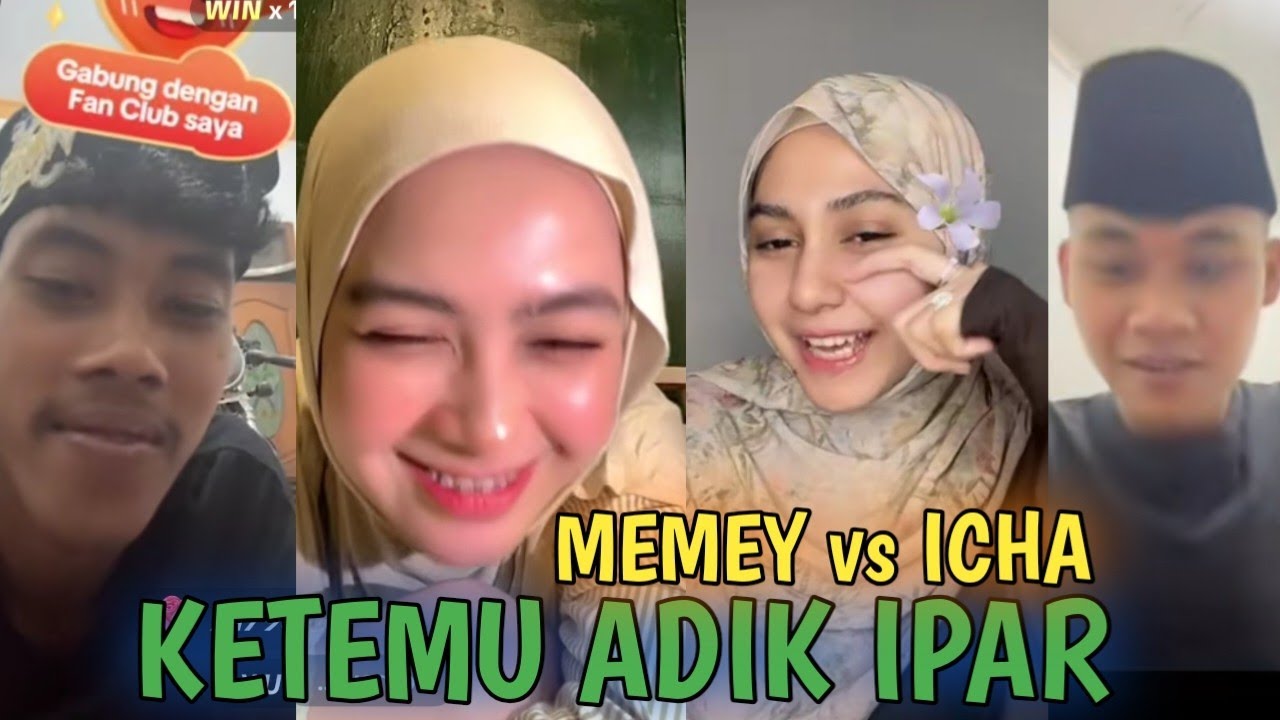 memey sudah ketemu Icha, adik ipar