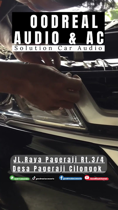 PEMASANGAN ALIS LAMP MOBIL WULING II GOODREAL AUDIO & AC