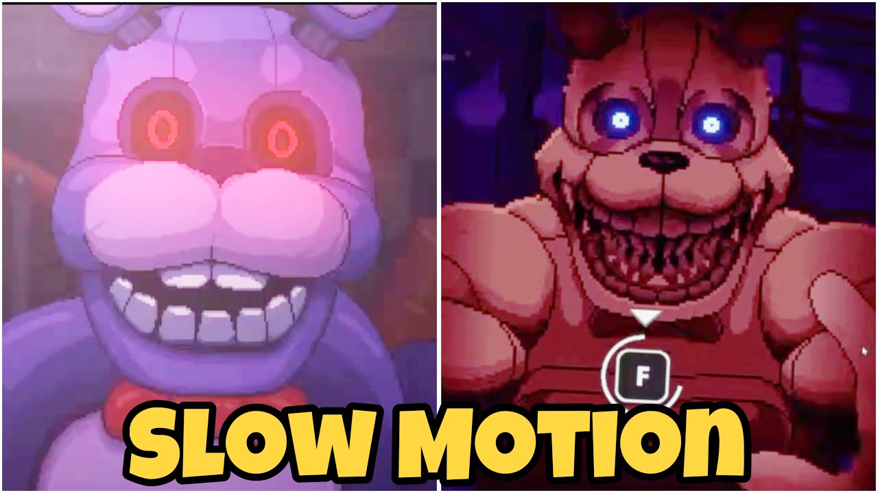 Analyzing FNAF: Into The Pit Animations in Slow Motion! - YouTube