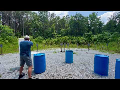 Shooting some steel with the Staccato XC