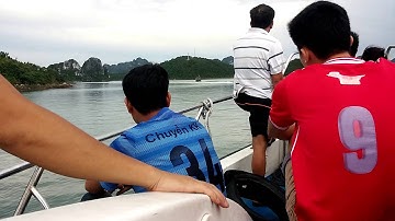 Trên tàu cao tốc Cô Tô - Vân Đồn, Quảng Ninh