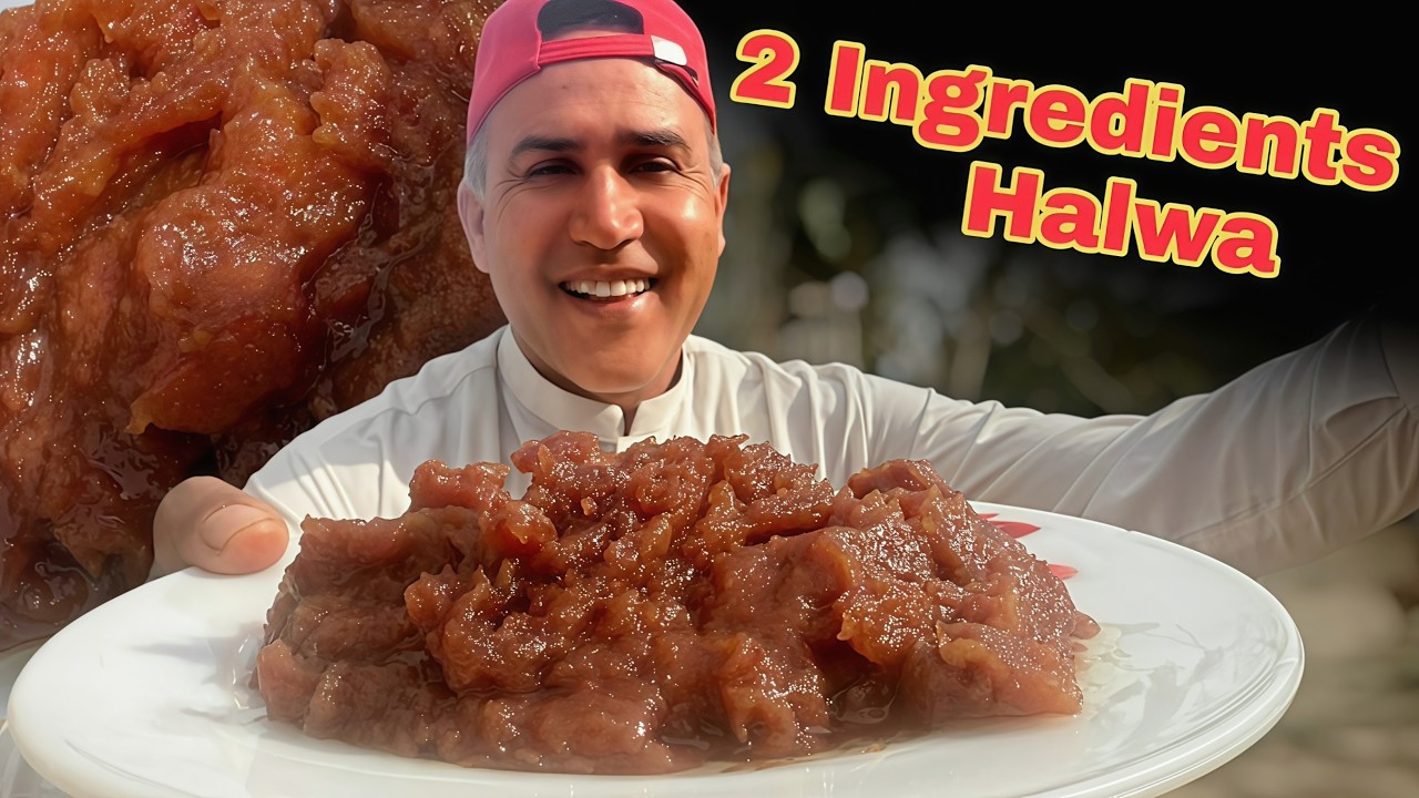 2 Secret Ingredients Halwa Recipe🔥صرف 2 چیزیں اور حلوہ تیار! Secret Revealed by Musa Khan