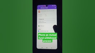PhonePe Mutual Fund withdrawal💸💵 Phone Pe Best SIP 2025 #phonepe #mutualfund  #sip