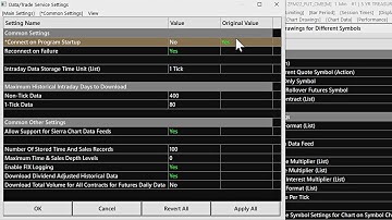 Settings Windows Interface