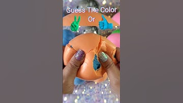 Guess The Color Clay Cracking TikTok Compilation Satisfying Part 3