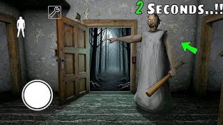 Granny 1.8.8 Escape in 2 Seconds..🔥😂|granny tricks and tips granny grandpa game definition hindi