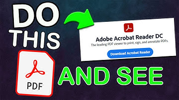 How to Download & Install Adobe Acrobat Reader, open & read a PDF file.