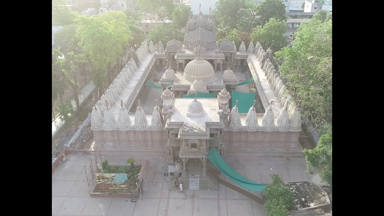 Hutheesing Jain Temple Top Indian Ancient Architecture Architect U C Trivedi Restoration Work Youtube