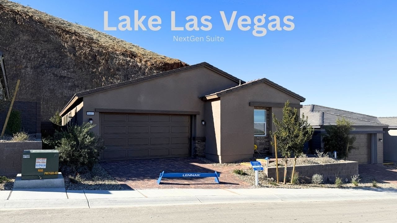 Lake Las Vegas | New Luxury Single Story Homes For Sale $659k+ Lago Del Sol by Lennar Henderson