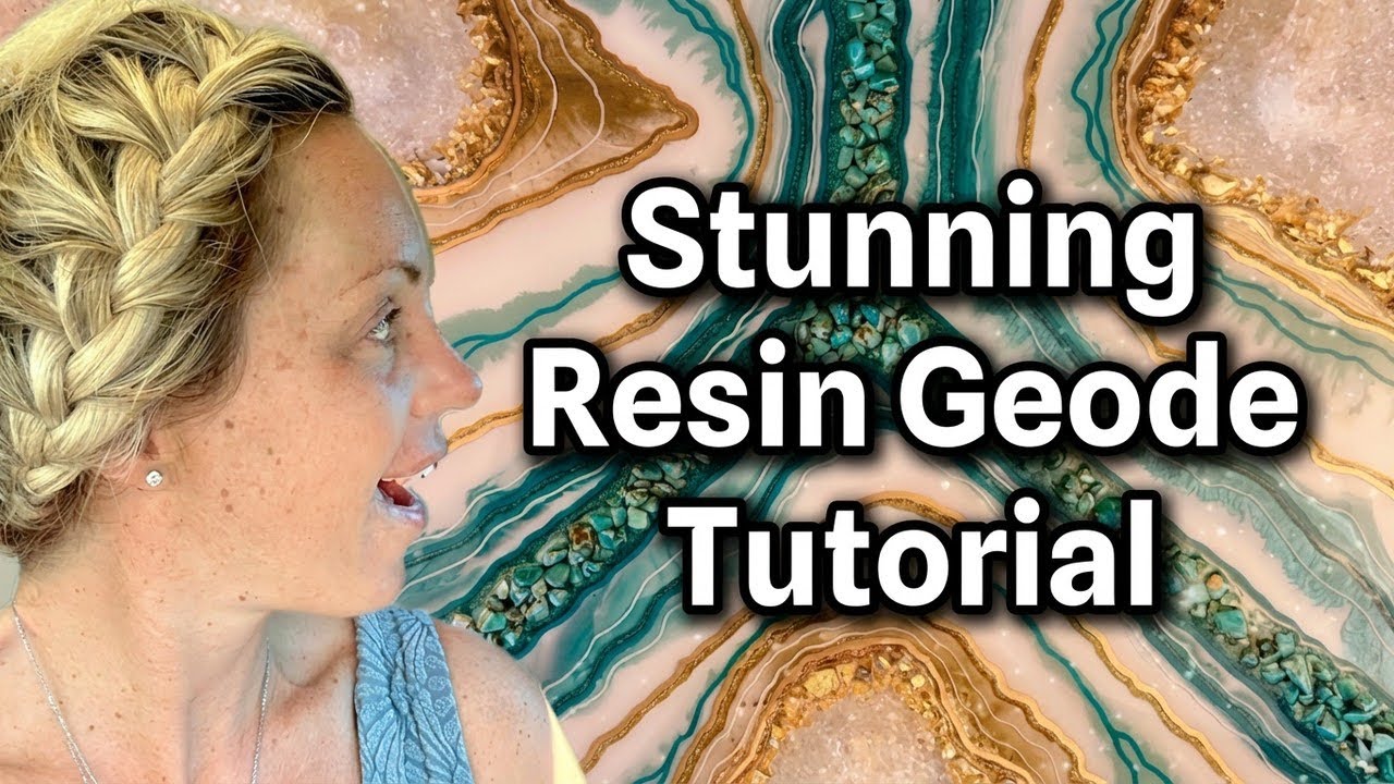 How to Make a Stunning Resin Geode | Step-by-Step Tutorial - YouTube