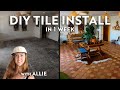 Diy saltillo tile floor installation with allison of stampworthy goods   tile 101 by clay imports