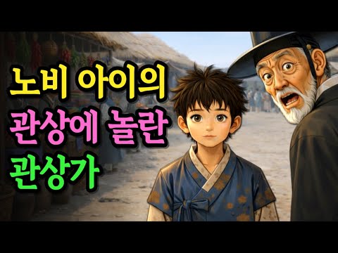왕의 관상을 타고난 노비 아이에게 깜짝 놀란 관상가 | 야담 옛날이야기 오디오북 수면동화 전설 민담