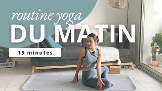 Routine yoga pour le matin | 15 minutes (tous niveaux)