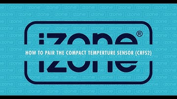 How to pair the compact temperature sensor (CRFS2) in the old iZone Home app?