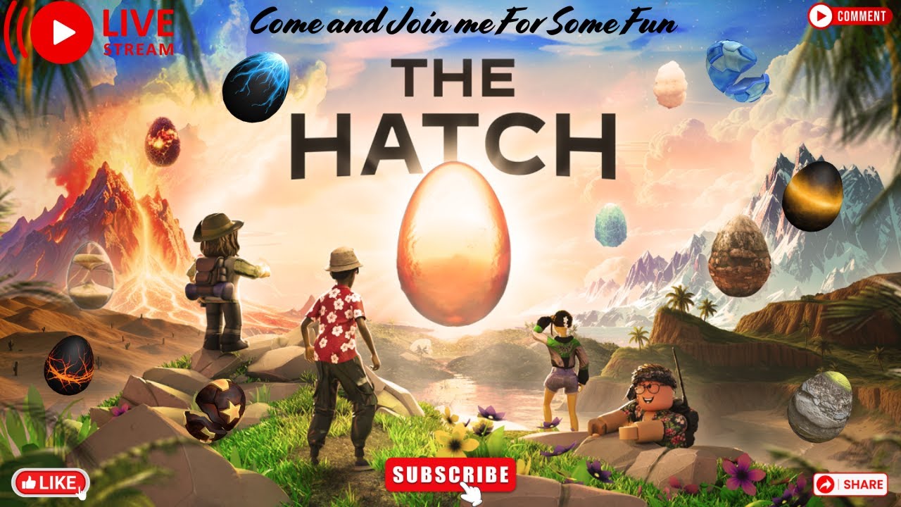 The Hatch Roblox Event Live Stream Come And Join Me At The Hatch