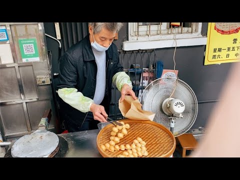 广州仅存的明火鸡蛋仔，像乒乓球大，明火烤风扇吹，14年只做原味