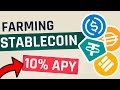 Farming stablecoin a 10 apy en 2023 busd usdc usdt dai