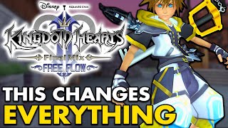 Kingdom Hearts 2 FFVII (Free Flow) Overhaul Changes EVERYTHING! screenshot 1