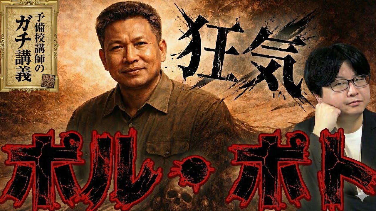 【ポル・ポト】眼鏡＝死刑、恋愛禁止、病院も廃止…国を原始時代に戻したポル・ポトの狂気【大人の世界史】