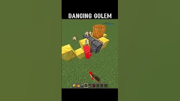 Minecraft Dancing Golem Tutorial #minecraft #gaming #minecraftrealistic #memes #funny