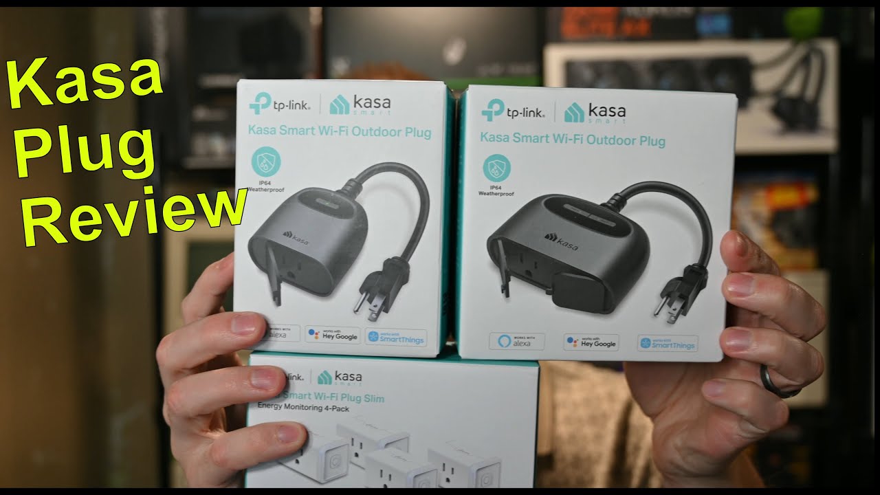 Kasa Smart WiFi Plug Slim Energy Monitoring 4-Pack