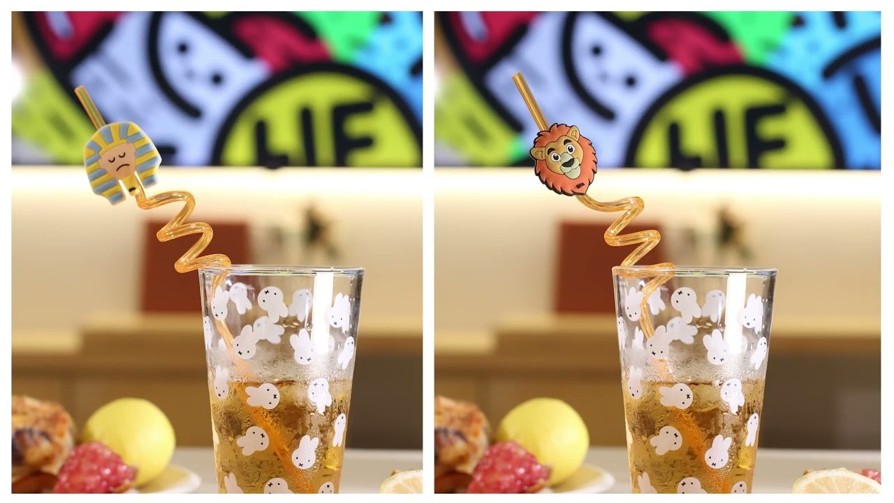 Set of 10 Passover Ten Plagues Straws