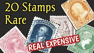 Most Expensive Stamps In The World - Part 10 | 20 Rare Valuable Stamps Catalog Information