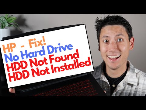 HP - No Hard Drive - No HDD Detected - HDD Not Installed Error Fix!