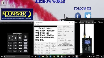 Whistler Scanners - Exploring The Menus - AIRSHOW WORLD