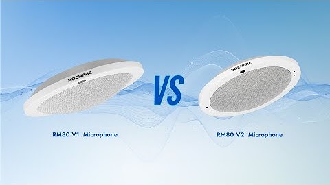 Rocware RM80 Microphone Version 1 and Version 2