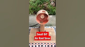 Thumbnail of Small DiY Air Raid Siren #shorts #youtubeshorts #lifehack #diytoy #siren