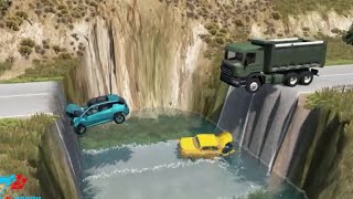 Truck Man TGS | Cars Vs Potholes #149  - BeamNG.Drive - Beamng 4 Crash